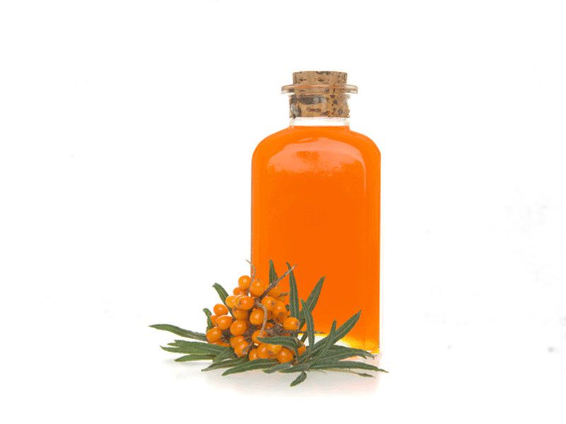 Aceite de fruta de espino cerval de mar orgánico Aceite de fruto de espino amarillo orgánico