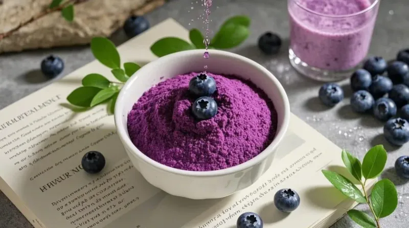 Libera El Poder Del Bosque: Polvo De Arándano Orgánico, El Regalo Perfecto De La Naturaleza Organic Blueberry Powder, Nature'S Perfect Gift2