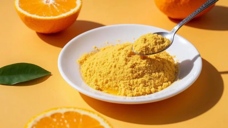 Polvo De Naranja Orgánica Y Zumo: Experimenta El Poder Natural De La Vitamina C Para La Energía, La Inmunidad Y Una Piel Luminosa Organic Orange Powder