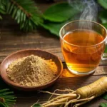 Polvo de extracto de ginseng siberiano orgánico