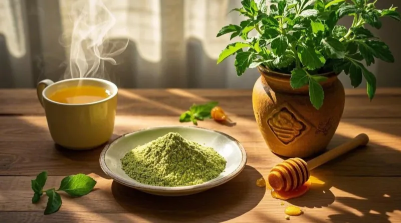 Extracto Orgánico De Stevia Y Polvo De Hoja: El Dulce Secreto De La Naturaleza Para Un Capricho Sin Culpa Y Bienestar Stevia Extract Organic