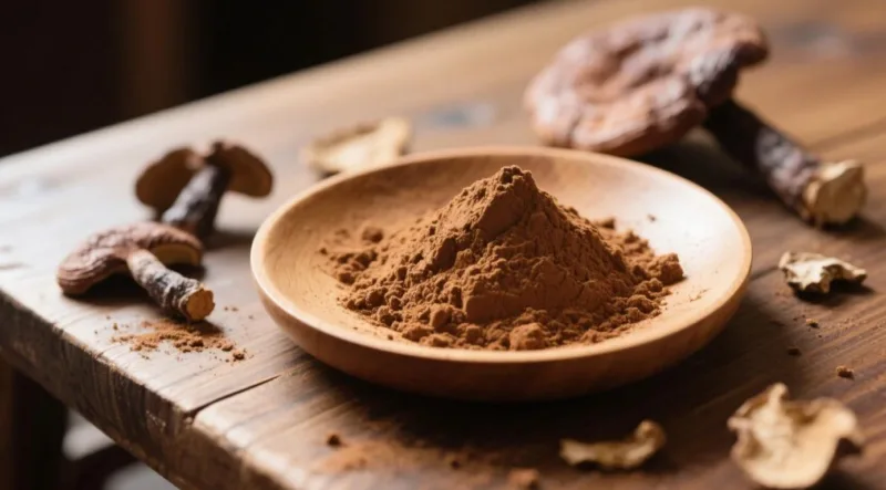 El Poder Atemporal Del Reishi Orgánico En Polvo Y Su Extracto: El Adaptógeno De La Naturaleza Para La Inmunidad, La Longevidad Y El Bienestar Integral Organic Reishi Powder
