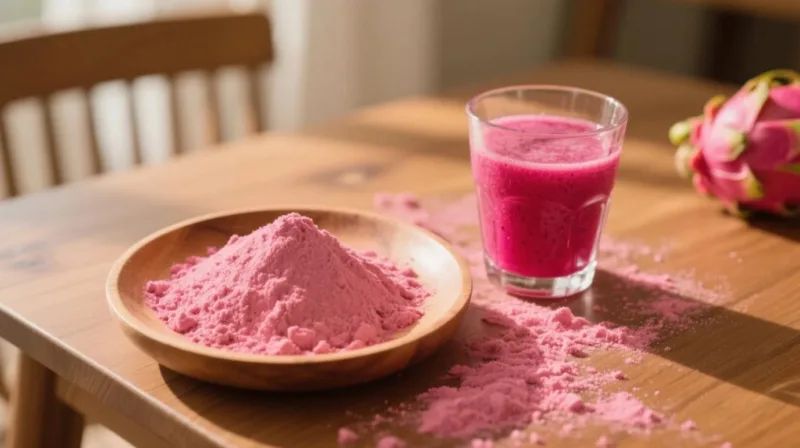¿Para Qué Sirve El Polvo De Pitahaya? Descubre Los Vibrantes Beneficios De Los Polvos De Superalimentos Ecológicos Organic Dragon Fruit Powder