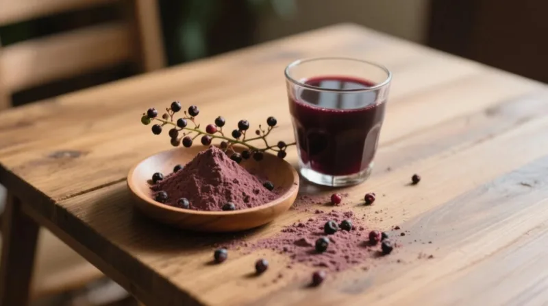 Guía De Ingesta Diaria De Saúco: Beneficios Inmunitarios Y Consejos De Uso Seguro Organic Elderberry Juice Powder &Amp; Organic Elderberry Powder