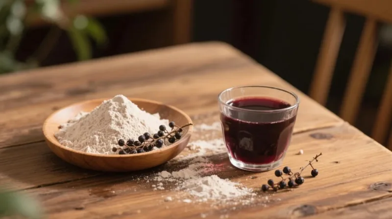 ¿Qué Hace La Baya Del Saúco Por Su Cuerpo? La Magia Inmunoestimulante Del Polvo De Saúco Orgánico Y El Polvo De Jugo Organic Elderberry Juice Powder &Amp; Organic Elderberry Powder