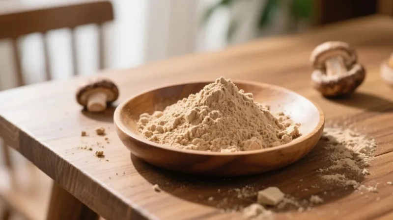 Consumo Diario De Setas Shiitake: Beneficios Para La Salud Y Guía De Seguridad Organic Shiitake Powder