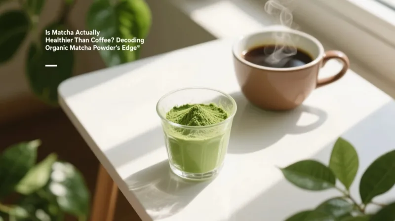 ¿Es El Matcha Realmente Más Saludable Que El Café? Descifrando La Ventaja Del Polvo De Matcha Orgánico Is Matcha Actually Healthier Than Coffee