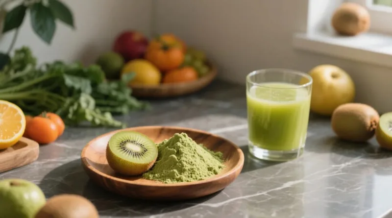 Cómo Usar El Polvo De Kiwi Organic Kiwi Powder &Amp; Juice Powder
