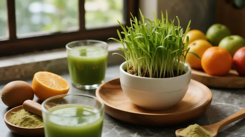 ¿Tu Rutina De Bienestar Echa De Menos Esta Potencia Verde? ¡Descubre El Polvo De Pasto De Trigo Orgánico! Organic Wheatgrass Powder &Amp; Juice