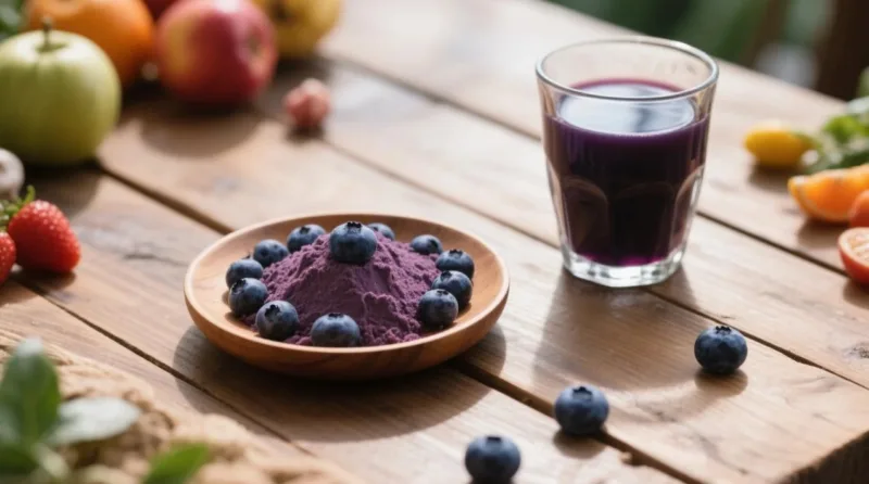 Polvos De Arándano Orgánico Antioxidante Organic Blueberry Juice Powder