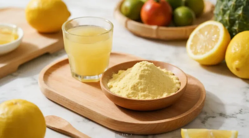 ¡Dale Un Toque De Vida De Forma Natural: Descubre El Brillante Poder Del Polvo De Limón Orgánico! Organic Lemon Powder &Amp; Juice