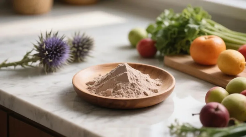 Apoyando Su Hígado De Forma Natural: El Poder Del Cardo Mariano Orgánico Para El Bienestar Organic Milk Thistle Powder