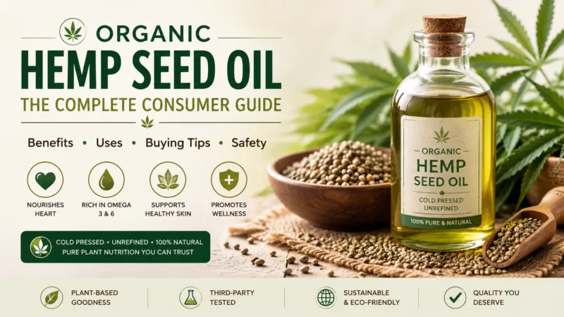 Aceite De Semillas De Cáñamo Orgánico: La Guía Completa Del Consumidor — Beneficios, Usos, Consejos De Compra Y Seguridad Organic Hemp Seed Oil The Complete Consumer Guide — Benefits, Uses, Buying Tips &Amp; Safety