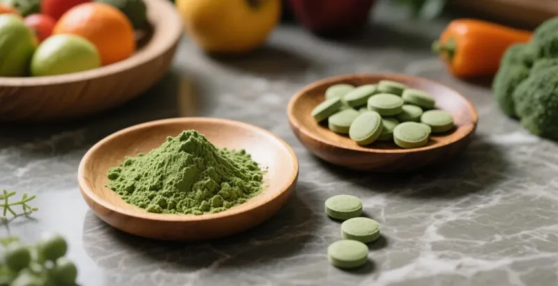 Polvo De Chlorella Orgánico Frente A Comprimidos: ¿Cuál Es Mejor Para Tus Necesidades? Organic Chlorella Powder &Amp; Tablets
