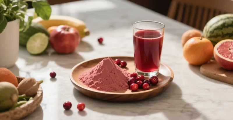 Por Qué El Polvo De Arándano Rojo Orgánico Es El Ingrediente Superalimento Perfecto Para Bebidas Funcionales Organic Cranberry Powder &Amp; Juice