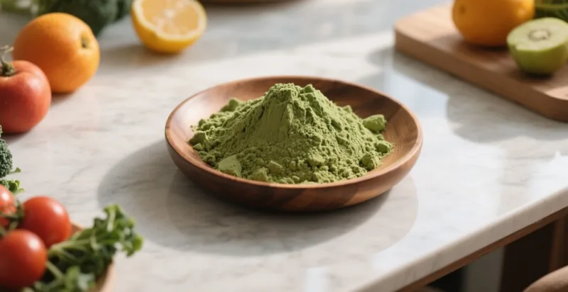 Cómo Ayuda El Polvo De Col Rizada Orgánica A Reforzar La Inmunidad Y El Bienestar General Organic Kale Powder