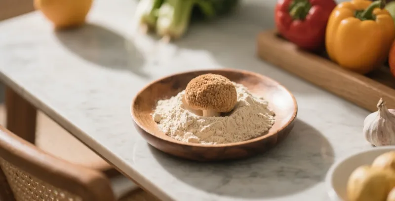 5 Razones Por Las Que El Polvo De Extracto De Melena De León Orgánico Debería Formar Parte De Tu Rutina Diaria Organic Lion'S Mane Powder