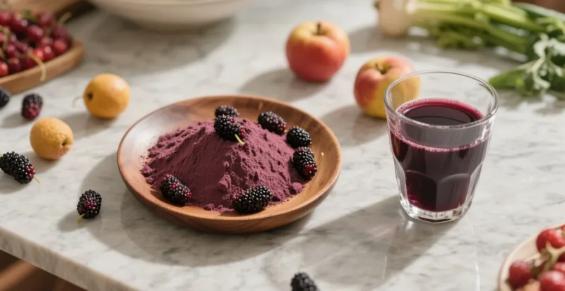 ¿Cuáles Son Los Beneficios Para La Salud Del Polvo De Mora Blanca Orgánico? Organic Mulberry Powder &Amp; Juice