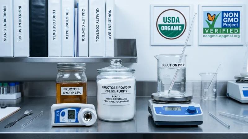 Jarabe De Fructosa Orgánica Y Fructosa Cristalina: Guía Técnica Completa Y De Aplicaciones Para Formuladores Organic Fructose Syrup &Amp; Crystalline Fructose The Complete Technical &Amp; Application Guide For Formulators