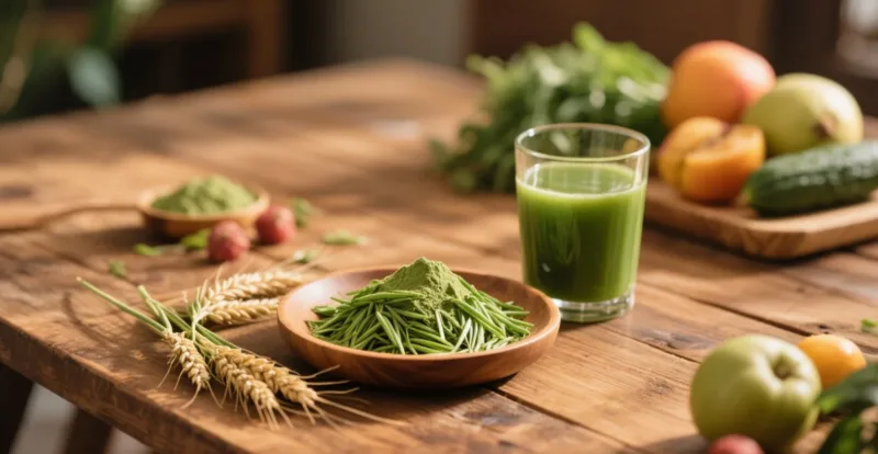 ¿Por Qué Elegir El Polvo De Hierba De Cebada Ecológico? Un Superalimento Natural Para El Bienestar Diario Organic Barley Grass Powder &Amp; Juice