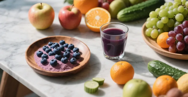 5 Beneficios Sorprendentes Del Polvo De Jugo De Arándano Orgánico Para La Salud Del Corazón Organic Blueberry Powder