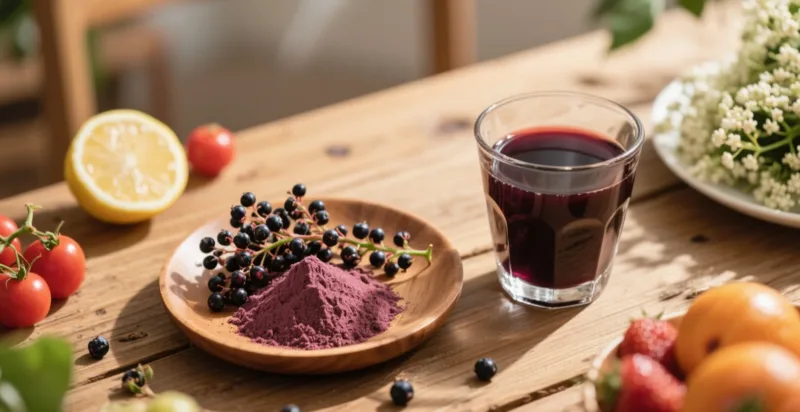 Cómo El Polvo De Jugo De Saúco Orgánico Favorece Las Defensas Naturales De Su Cuerpo Organic Elderberry Powder