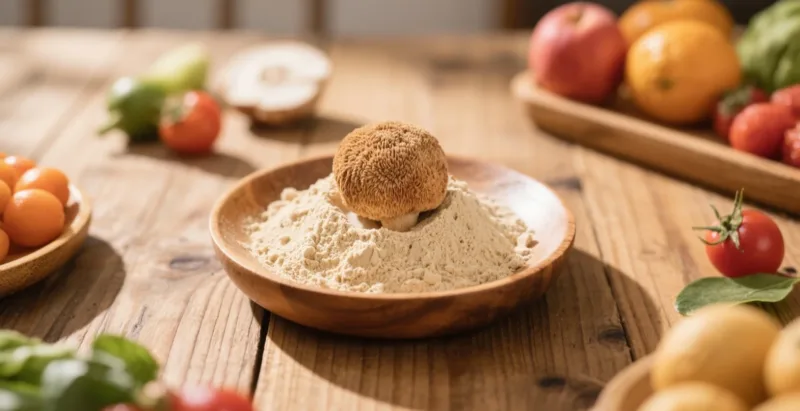 Polvo De Melena De León Orgánico Vs Polvo De Extracto: ¿Cuál Es El Adecuado Para Ti? Organic Lion'S Mane Powder