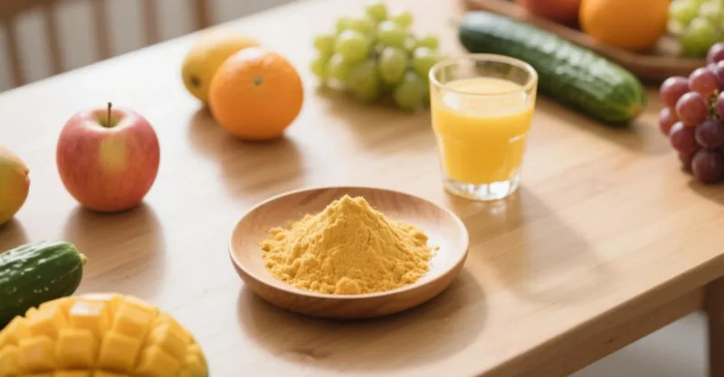 Polvo De Jugo De Mango Orgánico Vs Mango Fresco: ¿Cuál Gana? Organic Mango Powder