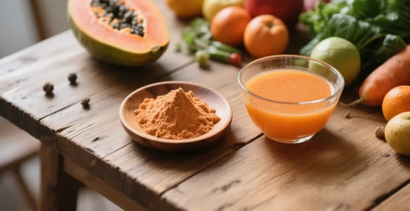 Las 5 Principales Aplicaciones Del Polvo De Jugo De Papaya Orgánica En La Industria De Alimentos Y Bebidas Organic Papaya Powder &Amp; Juice
