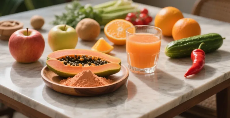 Explorando Los Beneficios Para La Salud Digestiva De La Harina De Papaya Orgánico Para Marcas De Suplementos Organic Papaya Powder &Amp; Juice