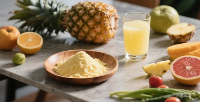 ¿Por Qué Elegir Polvo De Piña Orgánico Para Sus Aplicaciones De Alimentos Y Bebidas? Organic Pineapple Powder &Amp; Juice