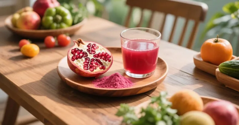 Por Qué El Polvo De Jugo De Granada Orgánico Está Revolucionando Las Bebidas Funcionales Organic Pomegranate Powder