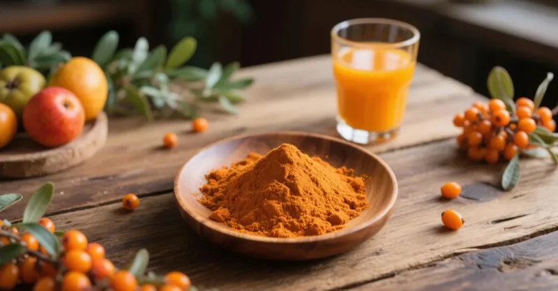 ¿Por Qué El Polvo De Espino Amarillo Orgánico Se Considera Un Superalimento Para Su Salud Diaria? Organic Sea Buckthorn Powder