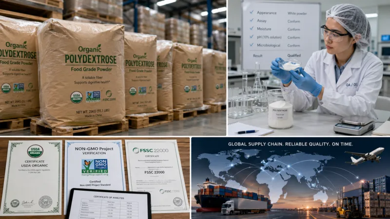 Guía De Compras B2B De Polidextrosa Orgánica: Estrategia De Mercado Y Abastecimiento Estratégico Organic Polydextrose B2B Procurement Guide Market Strategy And Strategic Sourcing