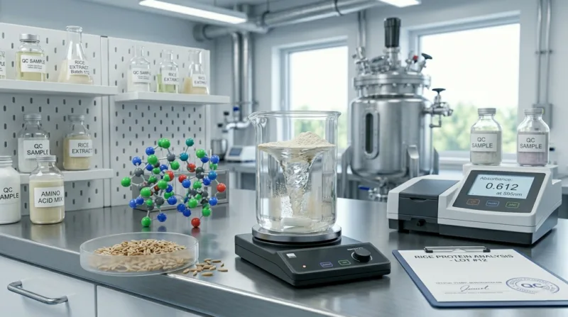 Proteína De Arroz Orgánica: Guía Técnica De Extracción Enzimática Y Aplicaciones Para Fabricantes Organic Rice Protein Technical Specifications, Enzyme Extraction Processing, And Formulation Guide