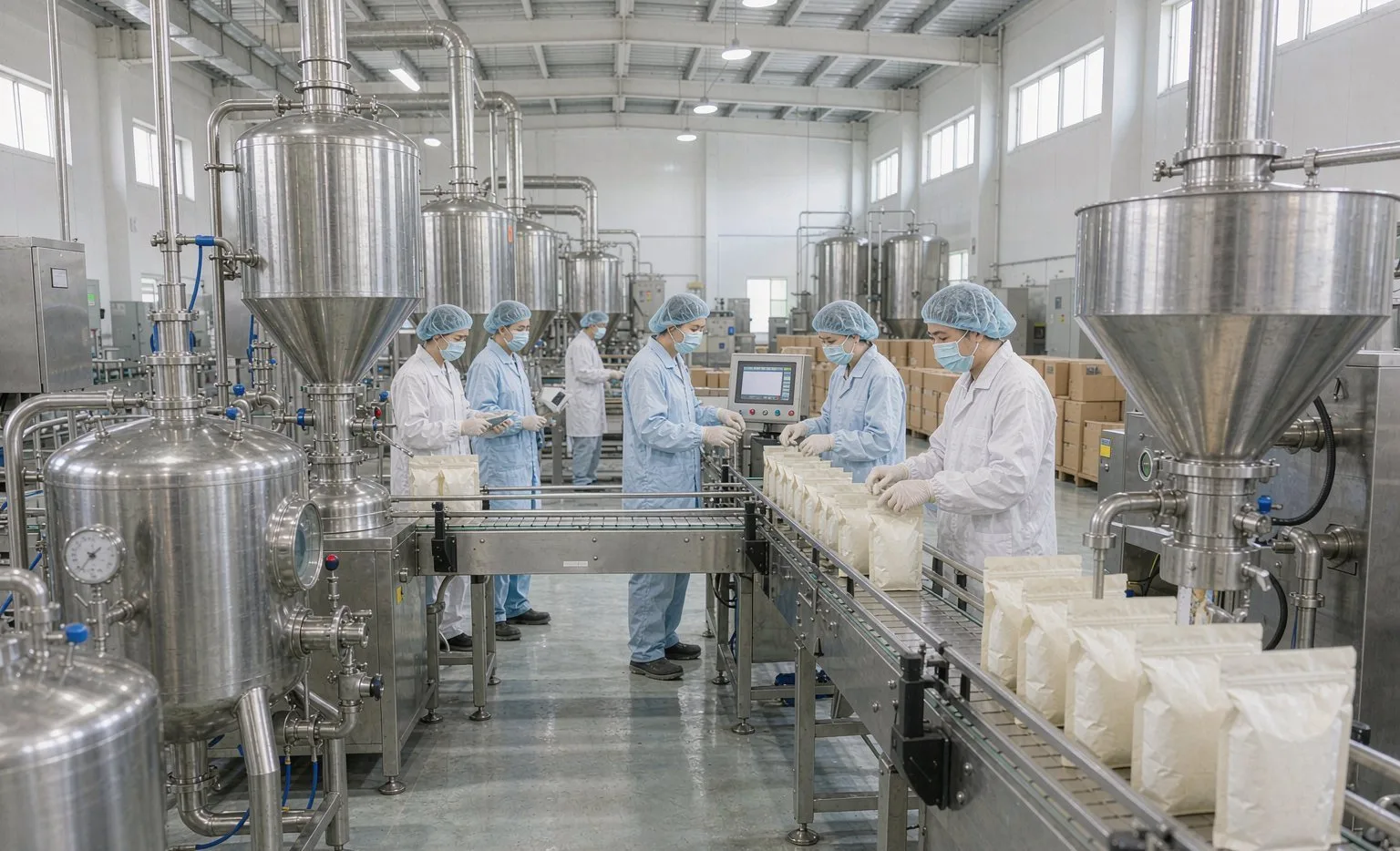 Producción Instalación De Producción Y Envasado De Ingredientes Orgánicos