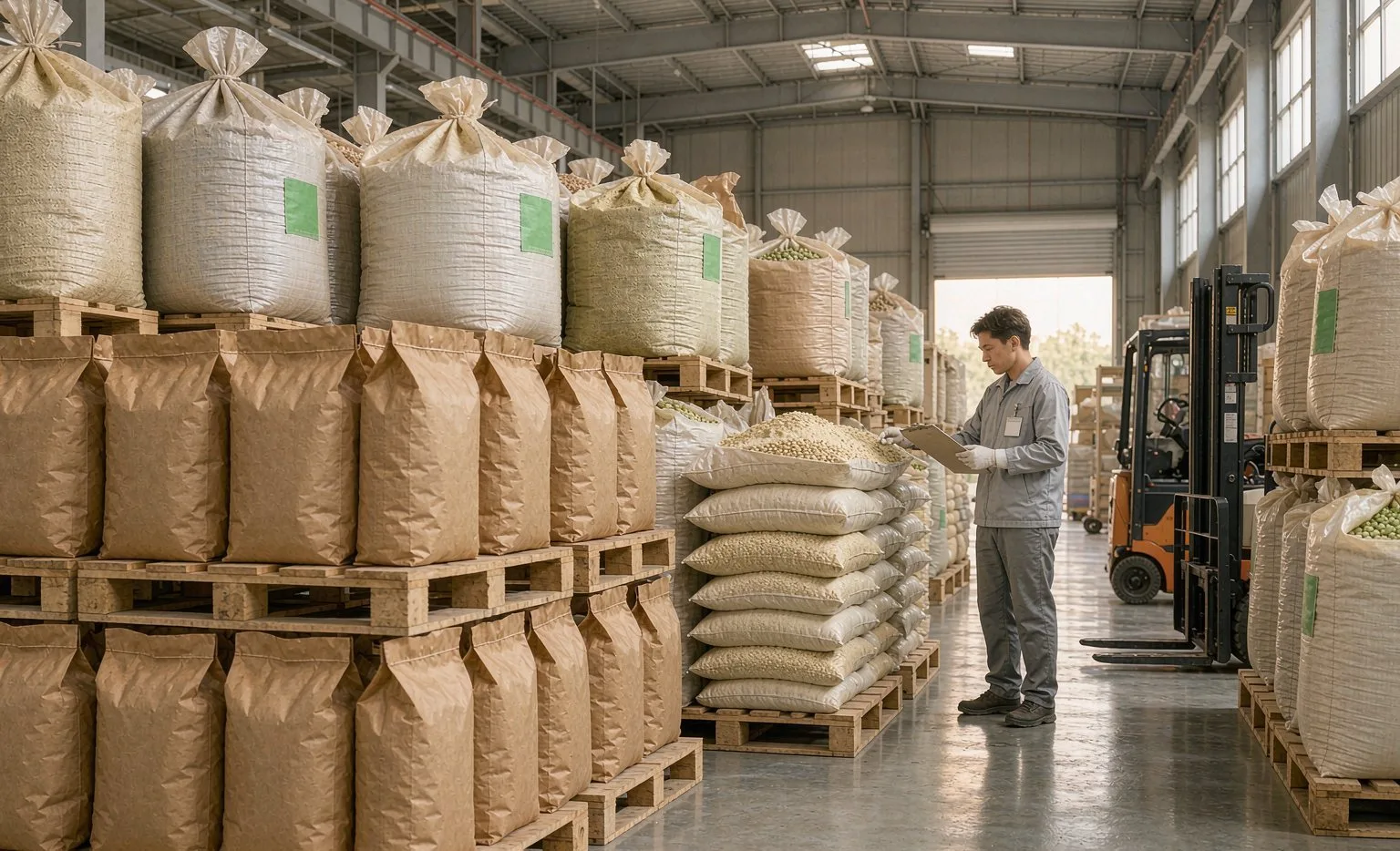 Service Almacén De Ingredientes Orgánicos Abastecidos